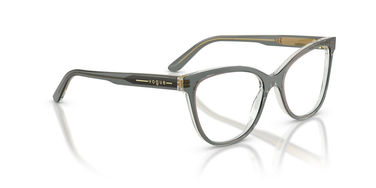 Lentes Ópticos Vogue 0VO5748 Verde transparente – detalle