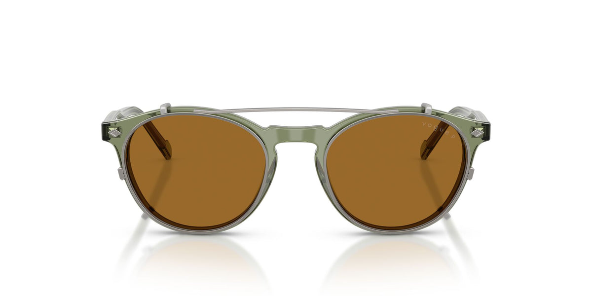 Lentes Ópticos Vogue 0VO5751S Verde transparente – vista frontal