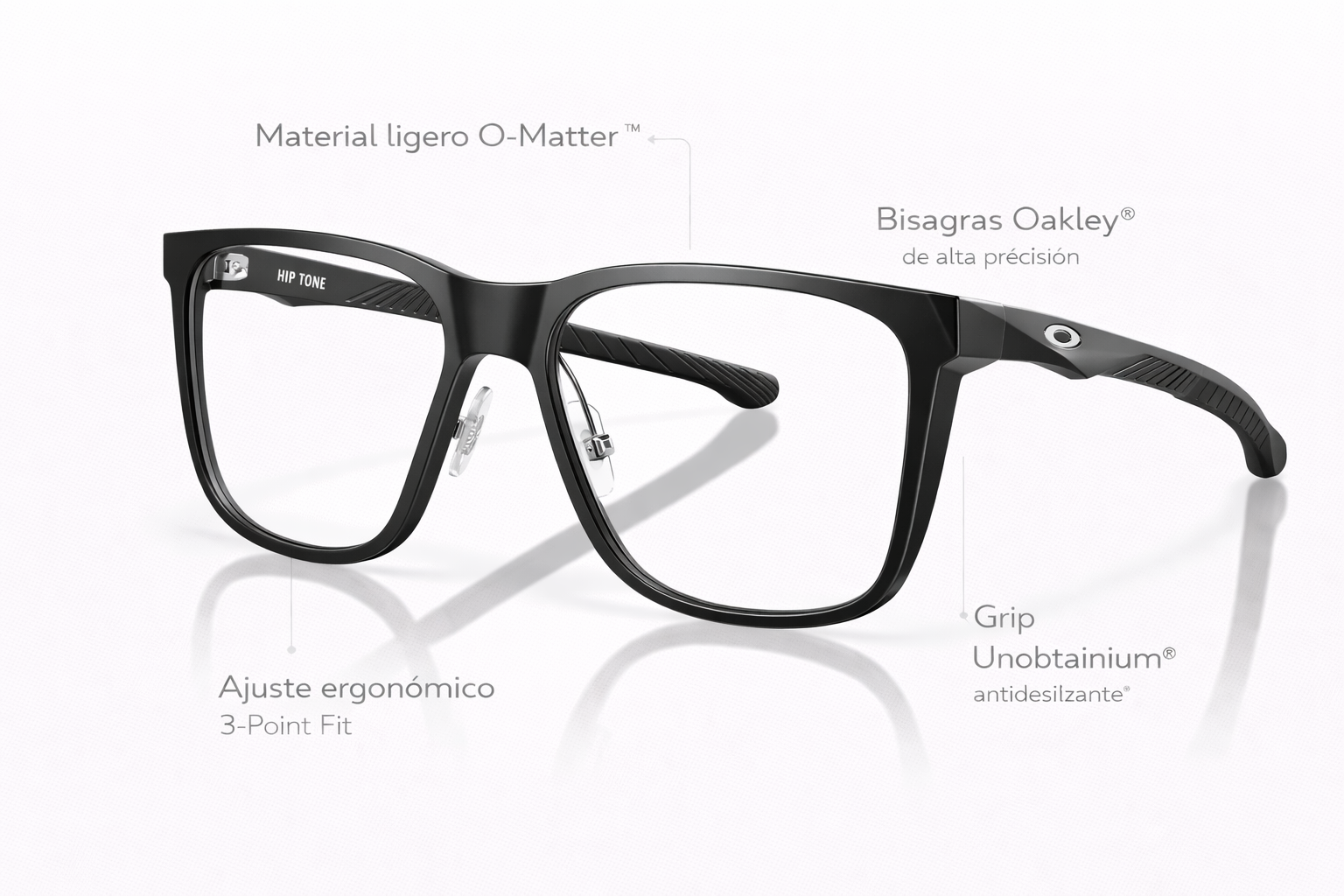 Lentes Ópticos Oakley Hip Tone 0OX8182 | O-Matter™ + Unobtainium® | Tallas XXL 58-60 | Graduable