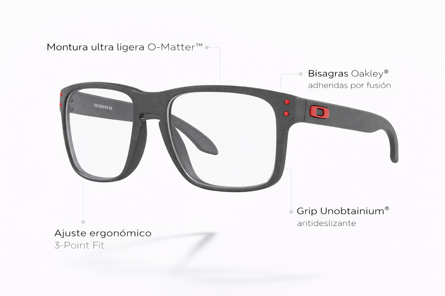 Lentes Ópticos Oakley Holbrook RX 0OX8156 | Tallas 54 y 56