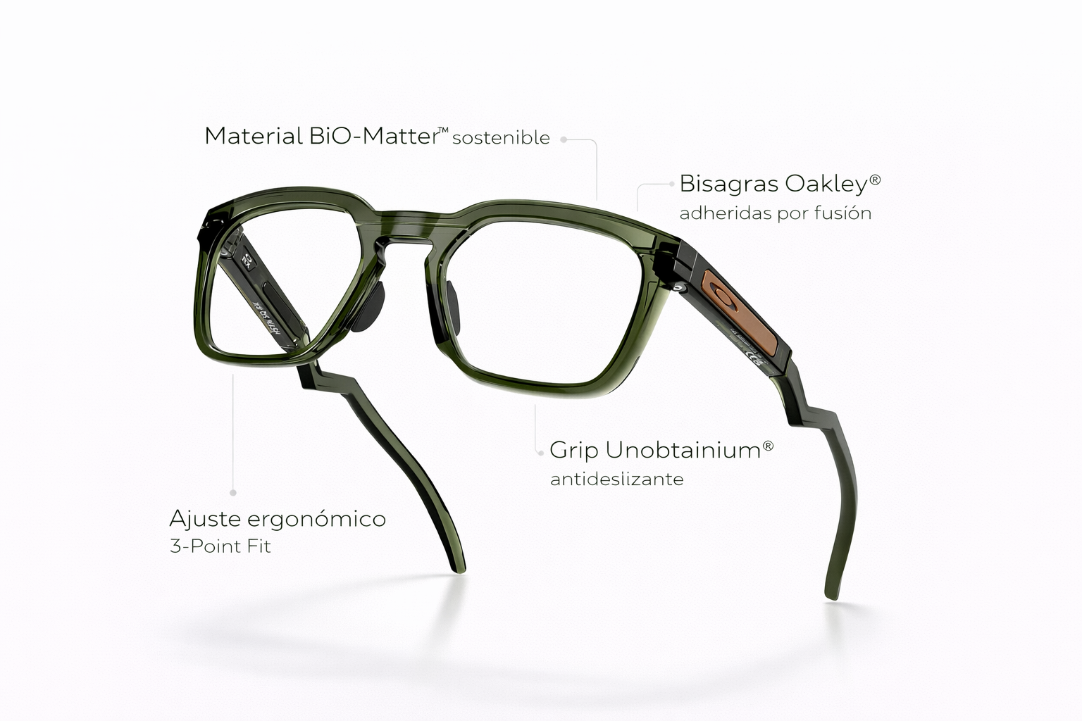 Lentes Ópticos Oakley 0OX8208 RX | Diseño Geométrico Moderno