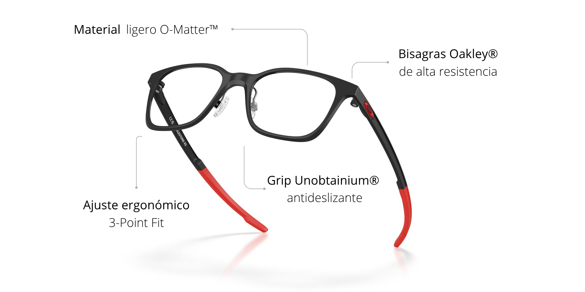 Lentes Ópticos Oakley Milestone XS 0OY8004 Kids
