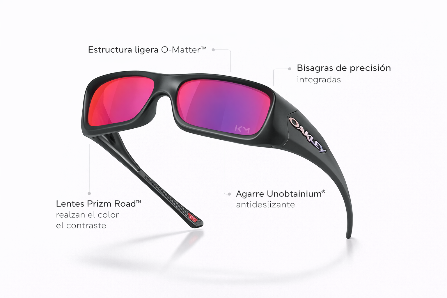 Lentes de Sol Oakley Permian 0OO9520 | Colección Kylian Mbappé | Prizm Road KM™