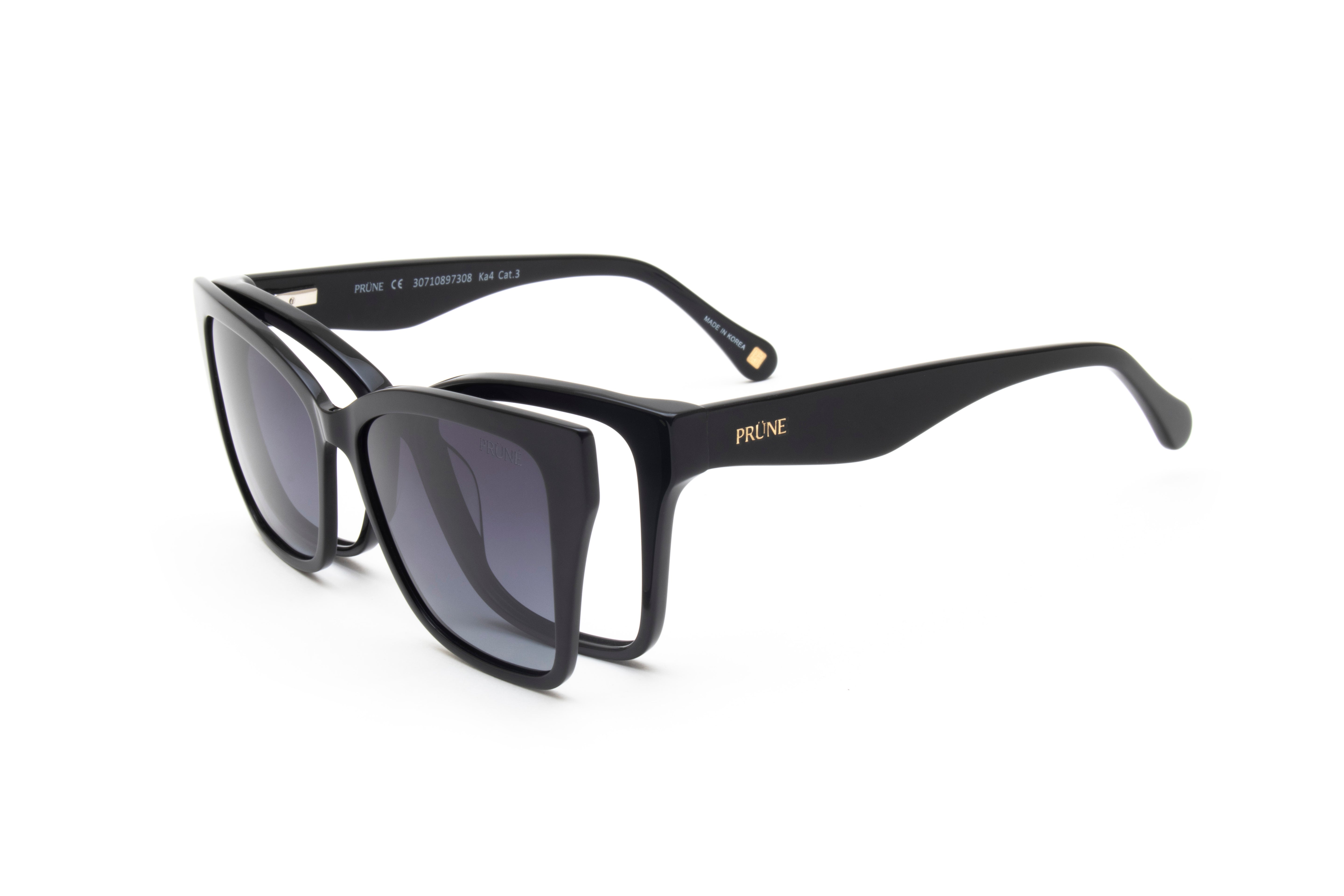 Lentes Ópticos Prune Merlina | Clip-on Polarizado